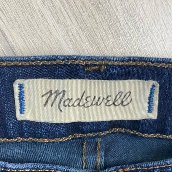 Madewell | 10" High Rise Skinny Jeans In Hayes Wash Size 25 - Picture 8 of 14